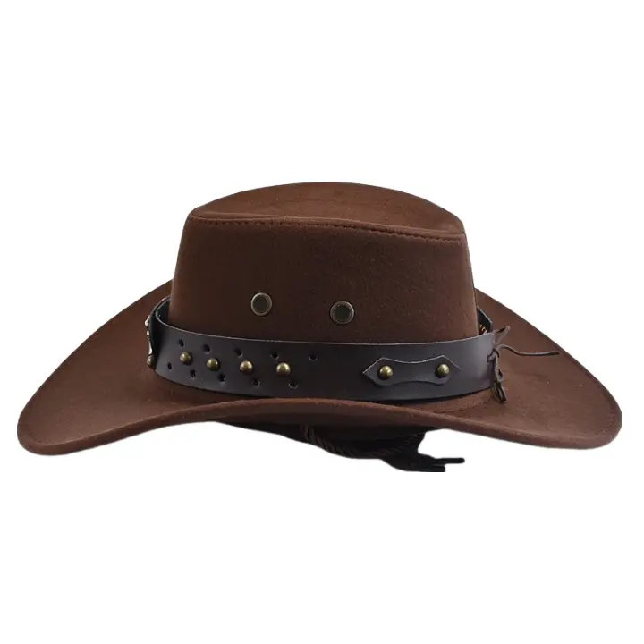 The Bandera – Studded Band Suede Cowboy Hat