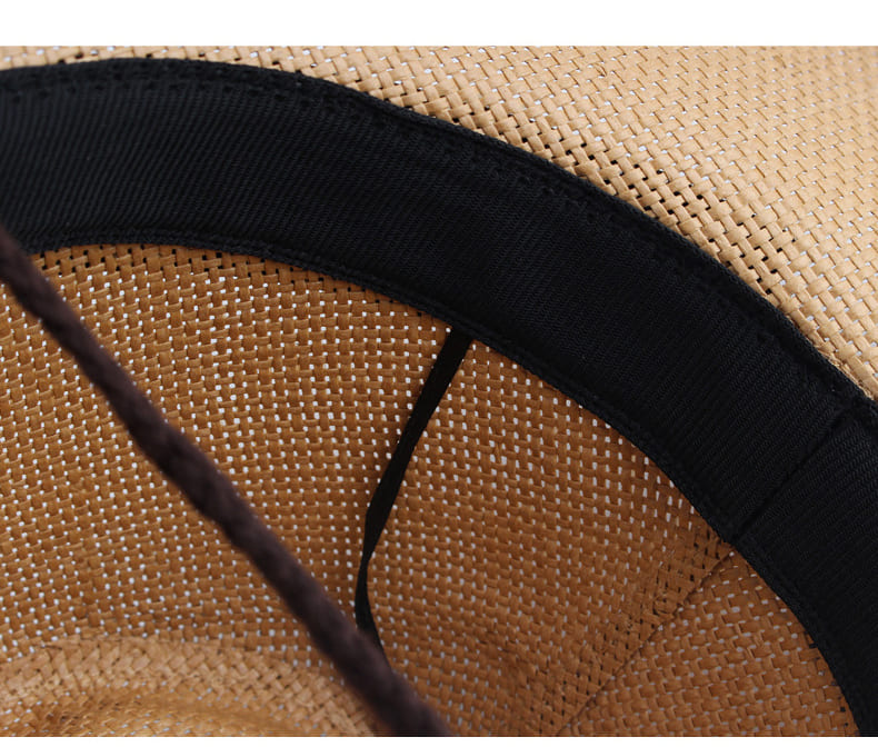 The Marfa – Floral Band Straw Cowboy Hat