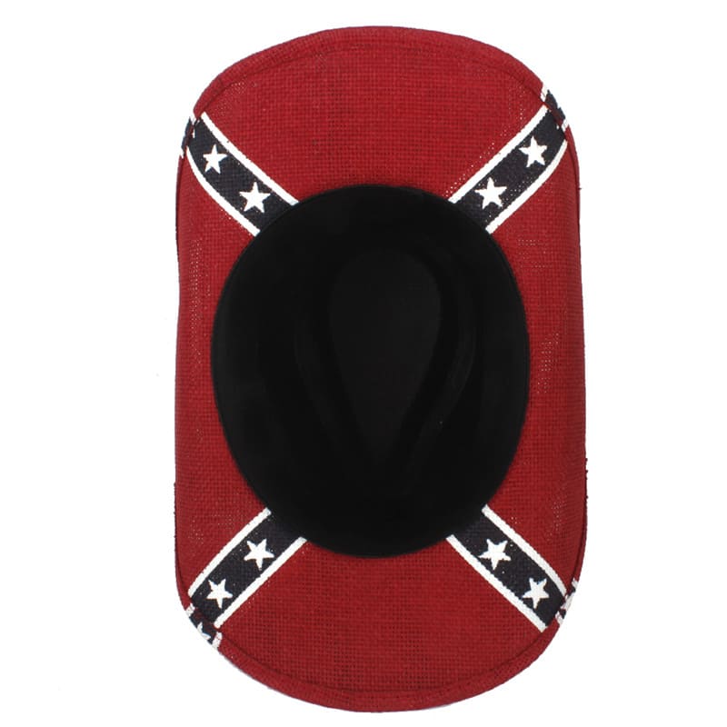 The Liberty – Vintage American Flag Straw Cowboy Hat
