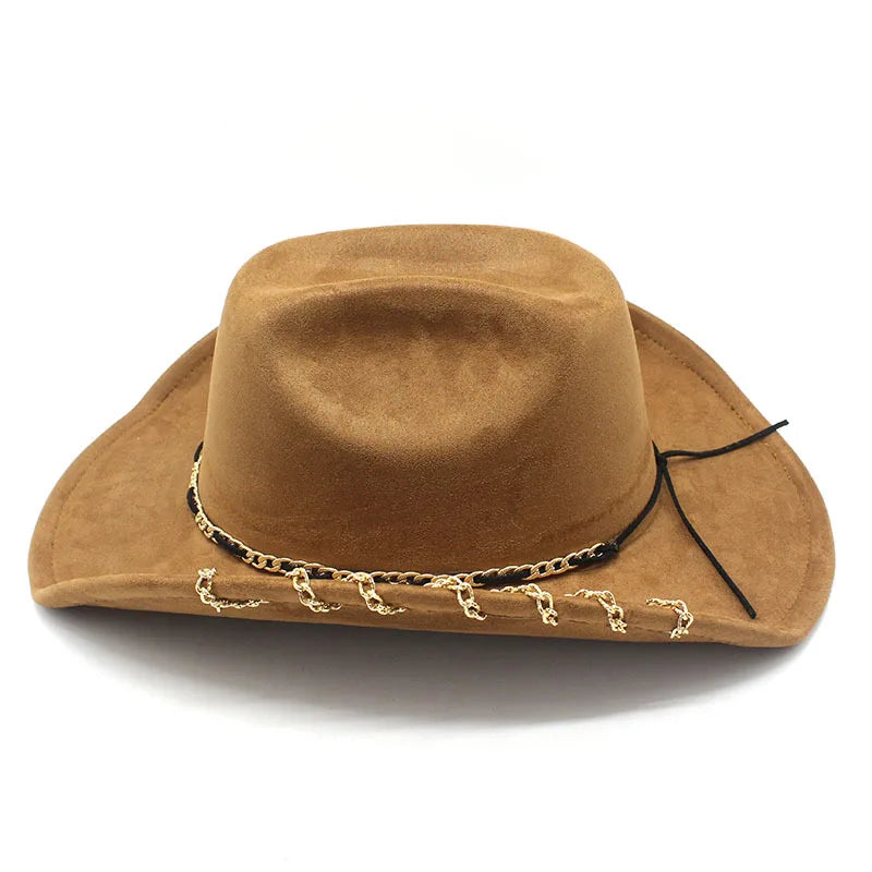 The Reno – Chain-Trim Cowboy Hat