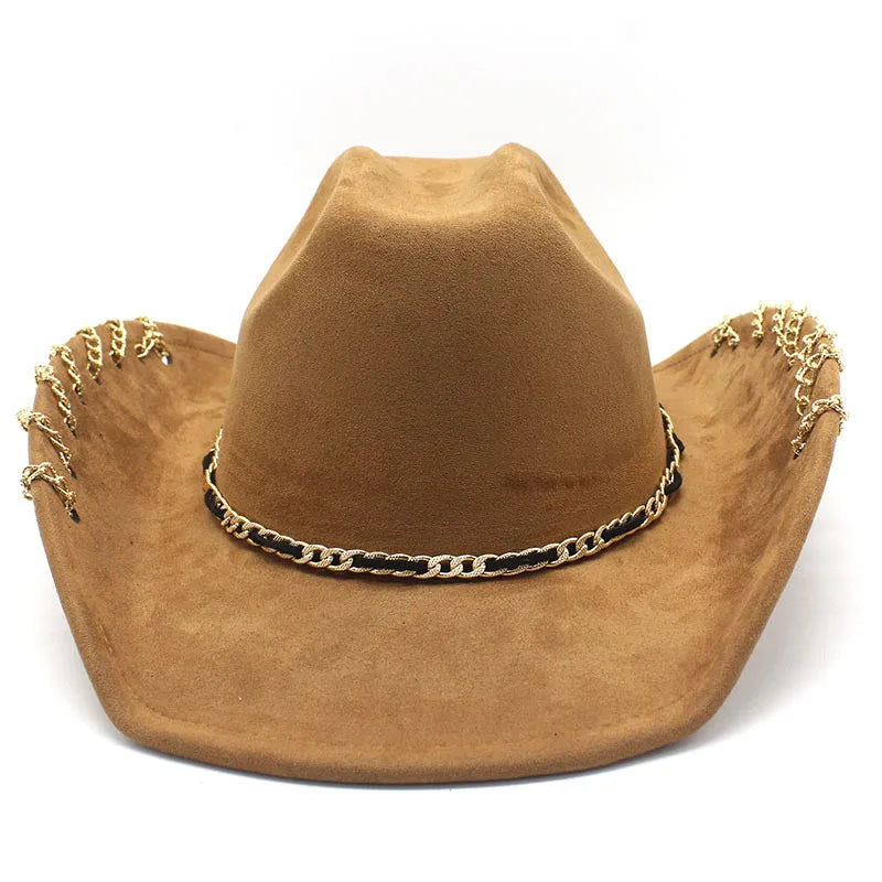 The Reno – Chain-Trim Cowboy Hat