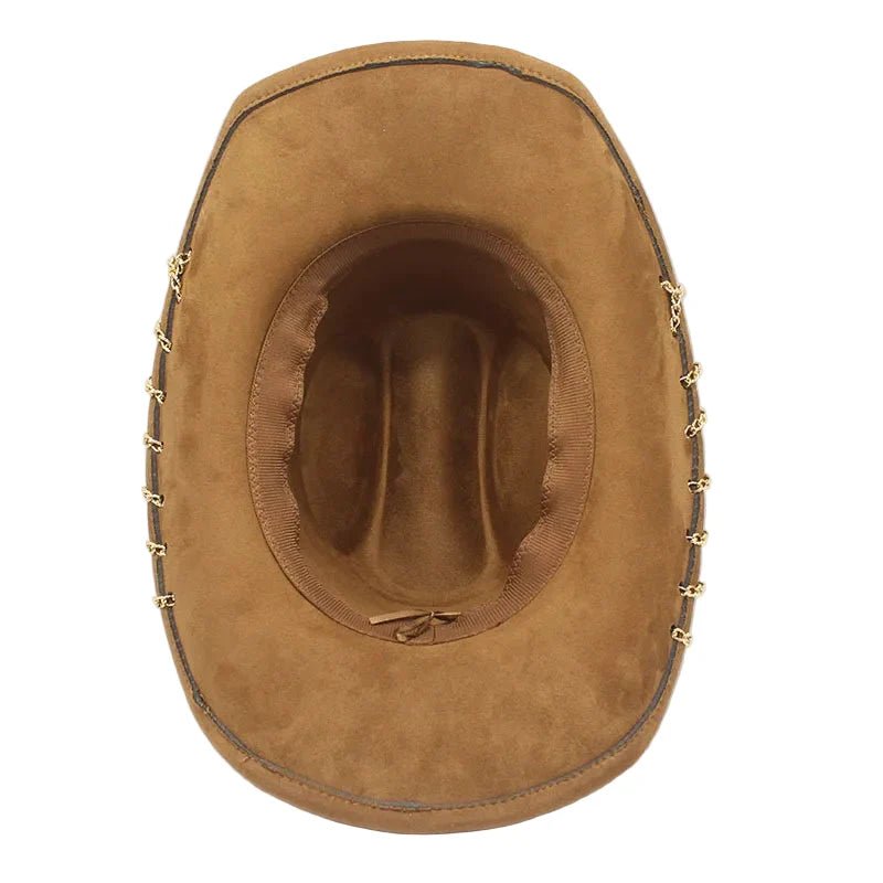 The Reno – Chain-Trim Cowboy Hat