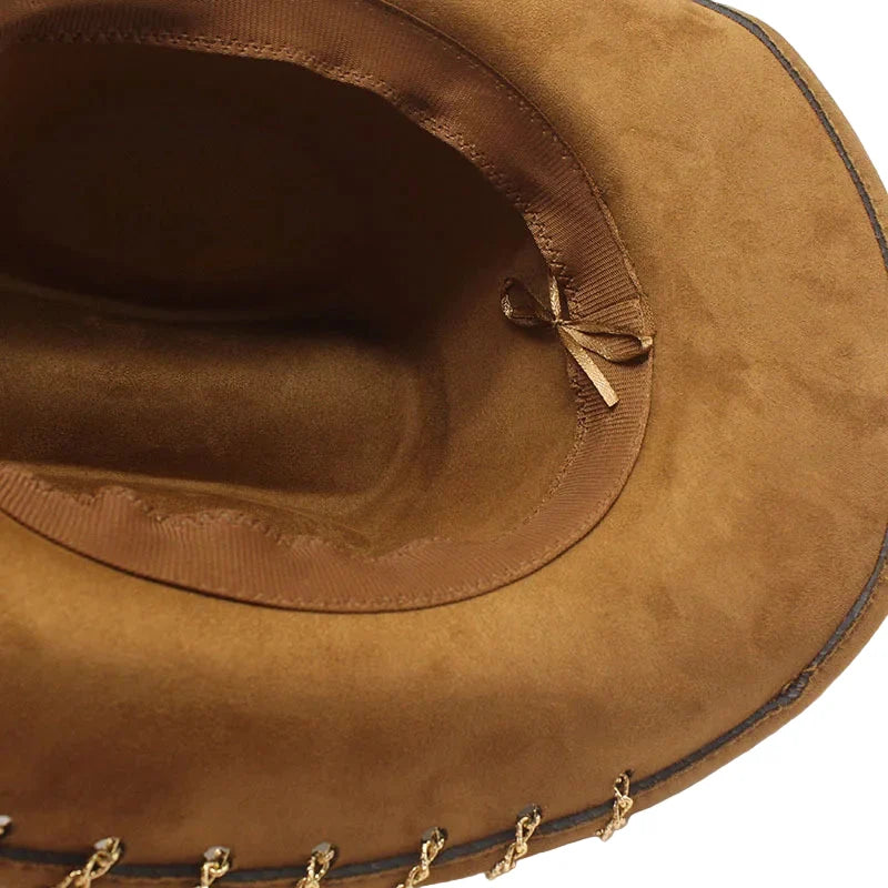The Reno – Chain-Trim Cowboy Hat