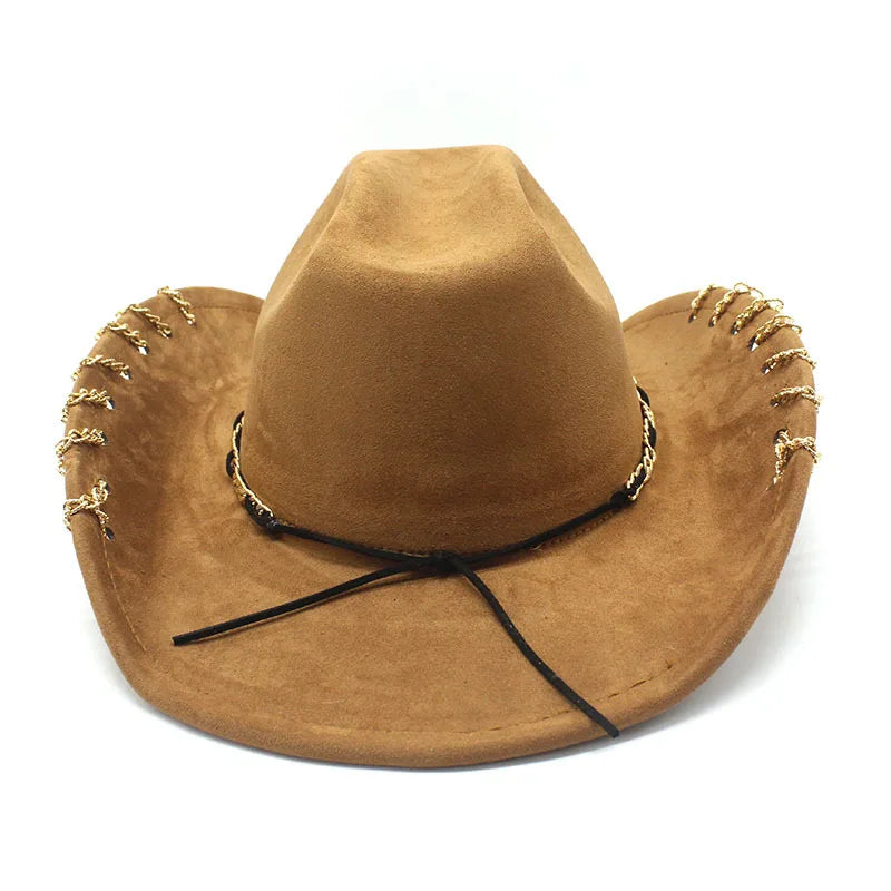 The Reno – Chain-Trim Cowboy Hat