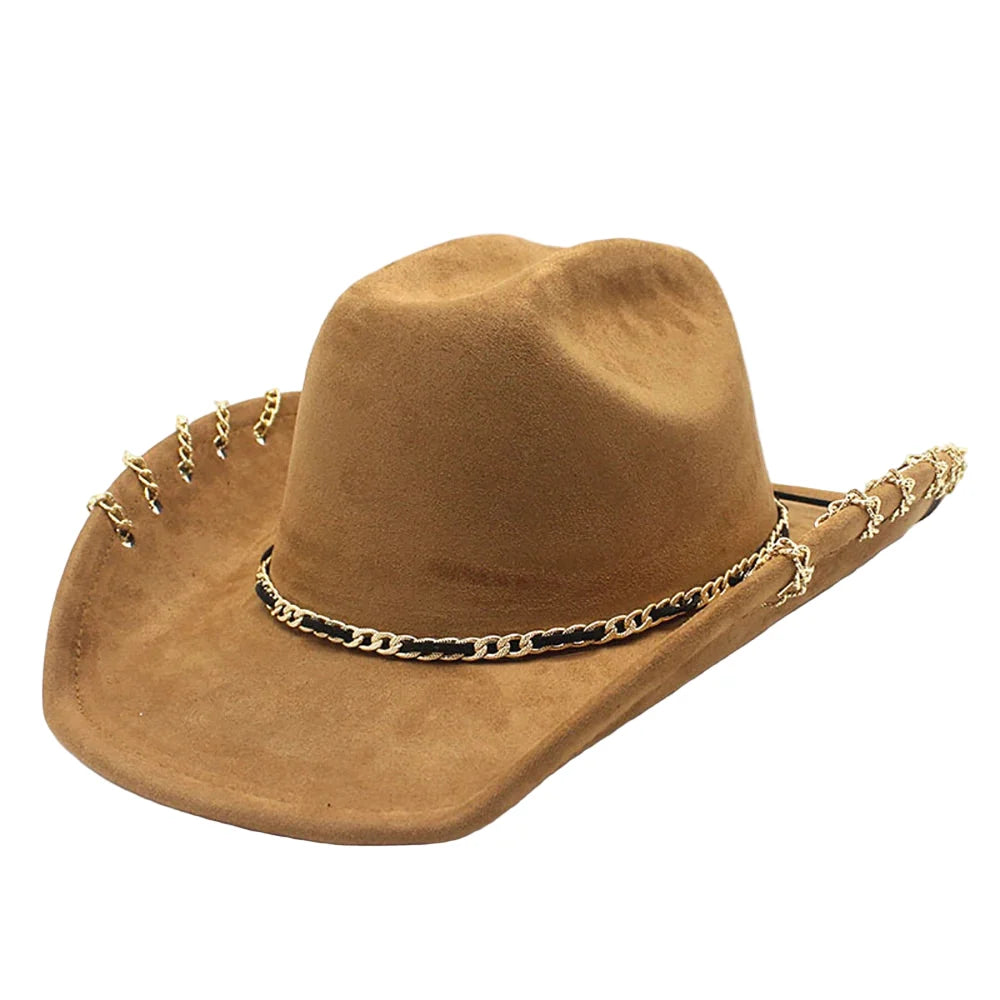 The Reno – Chain-Trim Cowboy Hat