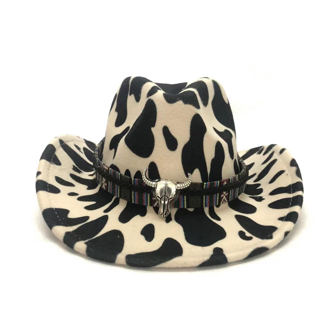 The Abilene – Tan Cow Print Cowboy Hat