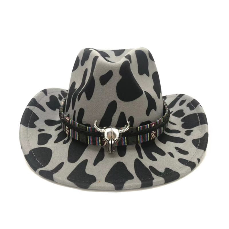 The Abilene – Tan Cow Print Cowboy Hat