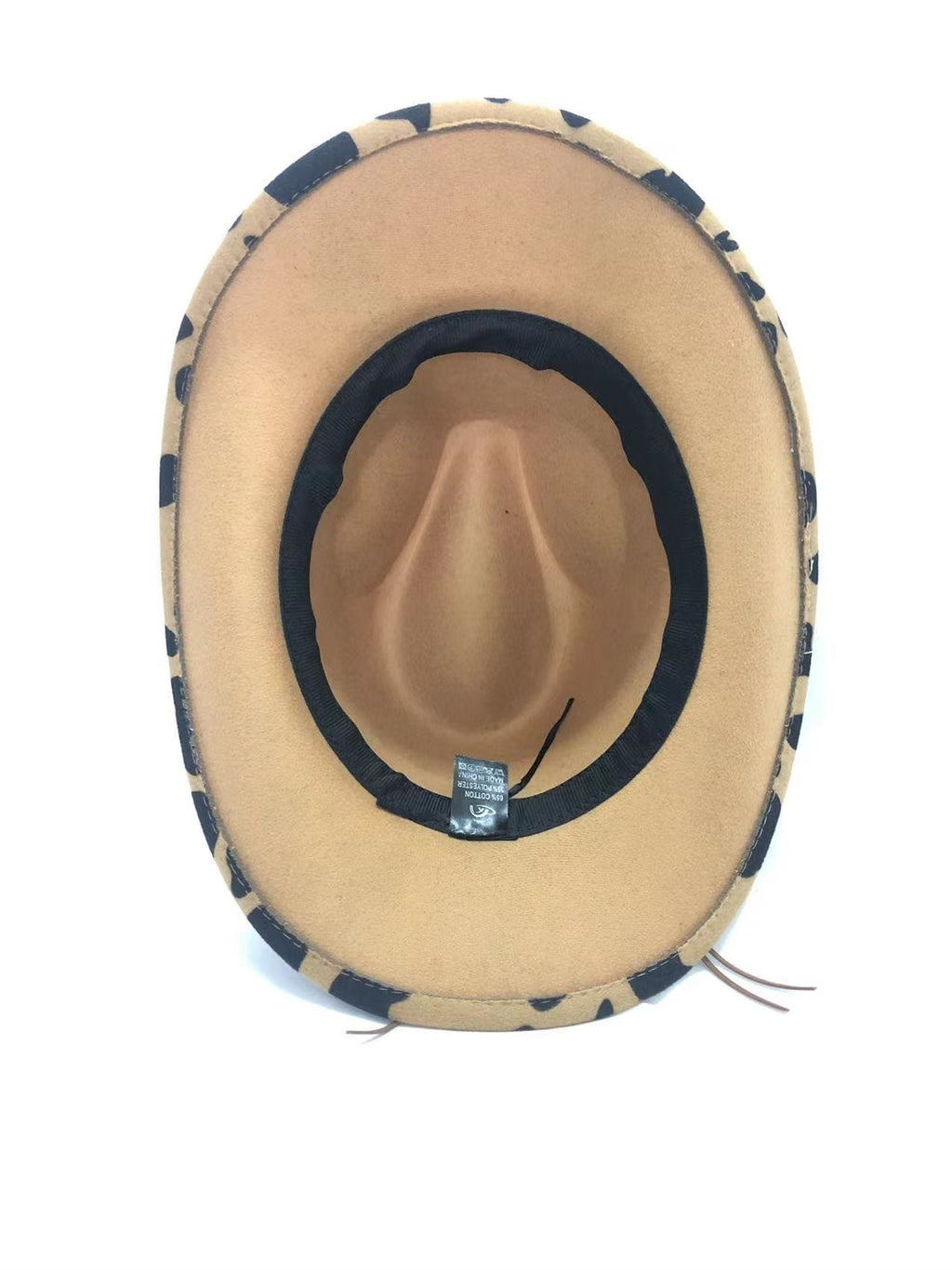 The Abilene – Tan Cow Print Cowboy Hat