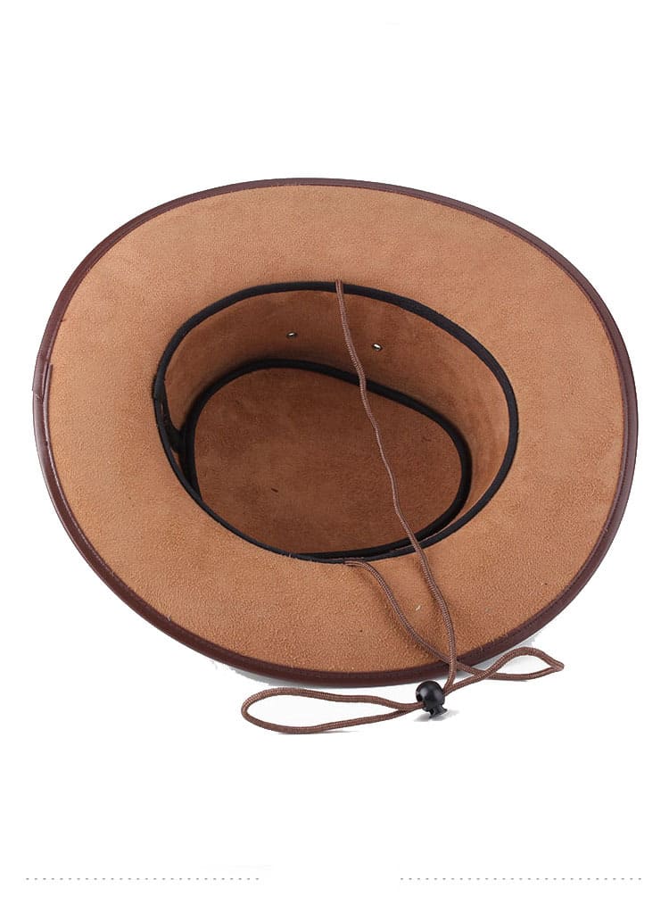 The Waco – Braided Band Leather Porkpie Hat