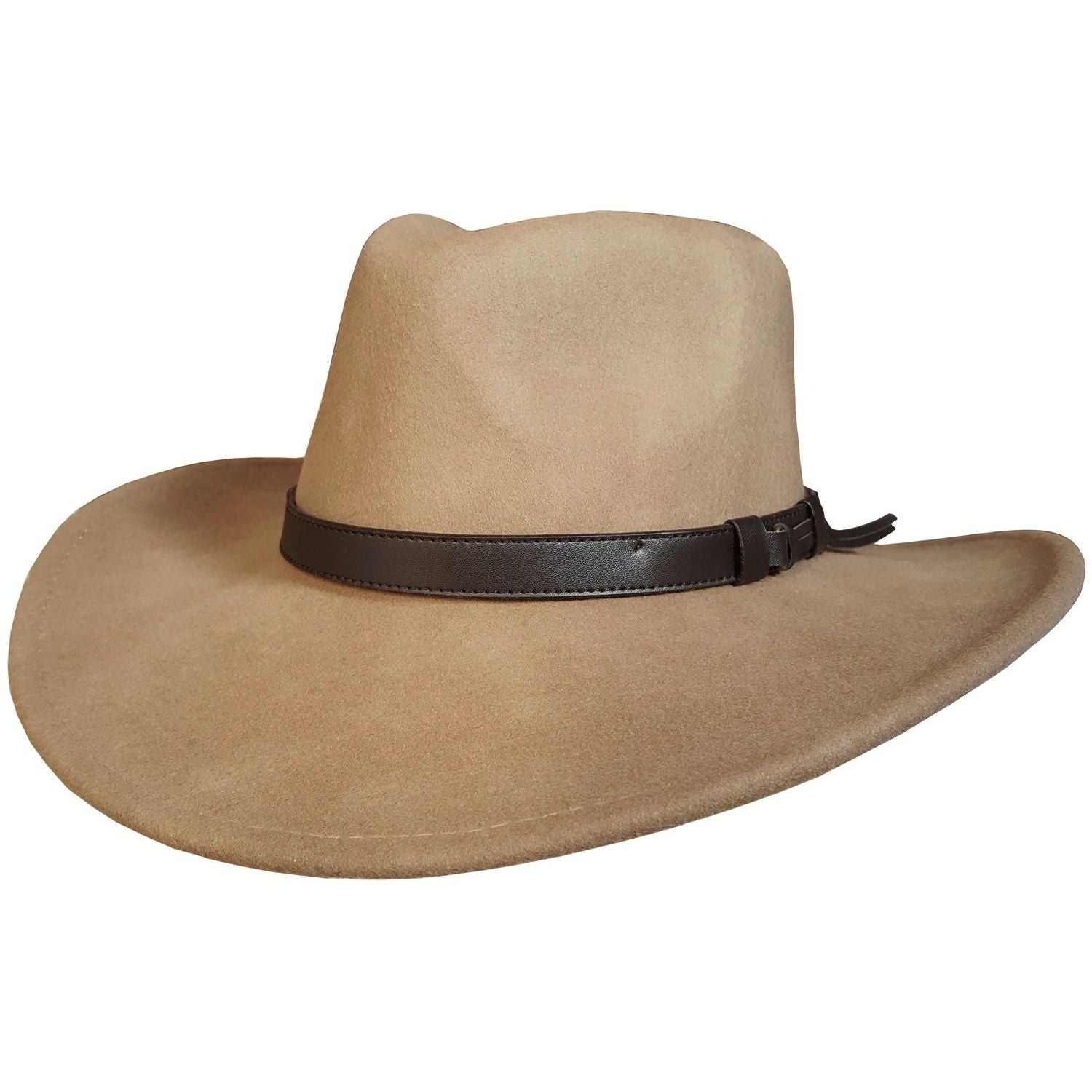 The High Plains – Camel Wide Brim Cowboy Hat