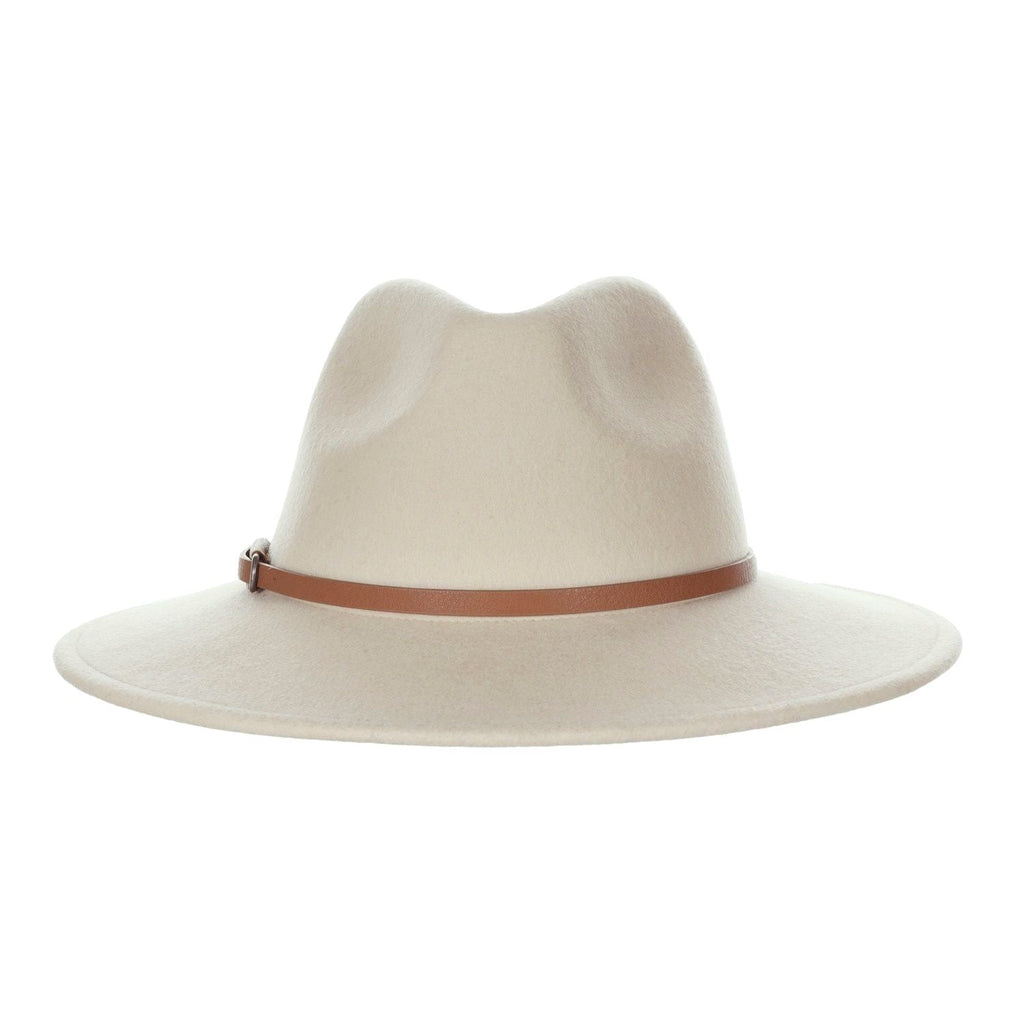 The Laredo – Beige Wool Western Fedora